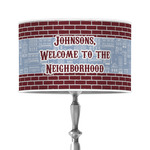 Housewarming 12" Drum Lamp Shade - Poly-film (Personalized)