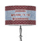 Housewarming 12" Drum Lampshade - ON STAND (Poly Film)