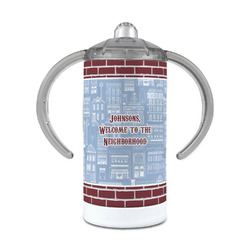 Housewarming 12 oz Stainless Steel Sippy Cup (Personalized)