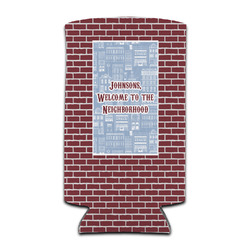 Housewarming Can Cooler (tall 12 oz) (Personalized)
