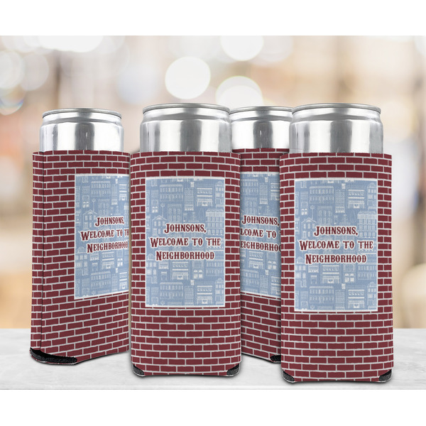 Housewarming 12oz Tall Can Sleeve - Set of 4 - LIFESTYLE