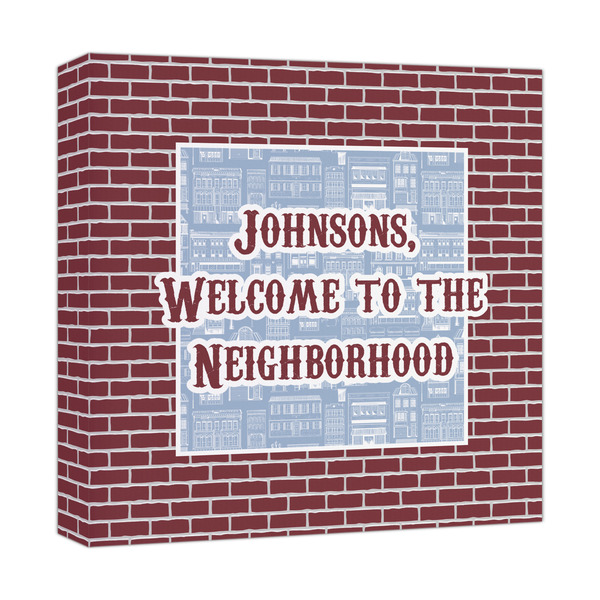 Custom Housewarming Canvas Print - 12x12 (Personalized)