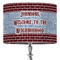 Housewarming 16" Drum Lampshade - ON STAND (Fabric)