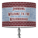 Housewarming 16" Drum Lamp Shade - Poly-film (Personalized)
