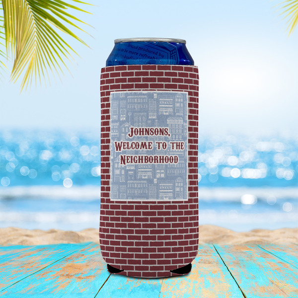 Housewarming 16oz Can Sleeve - LIFESTYLE