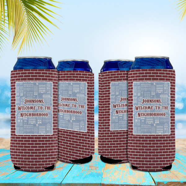 Housewarming 16oz Can Sleeve - Set of 4 - LIFESTYLE