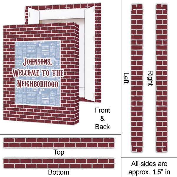 Housewarming 16x20 - Canvas Print - Approval