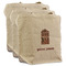 Housewarming Reusable Cotton Grocery Bags - Set of 3 (Personalized)
