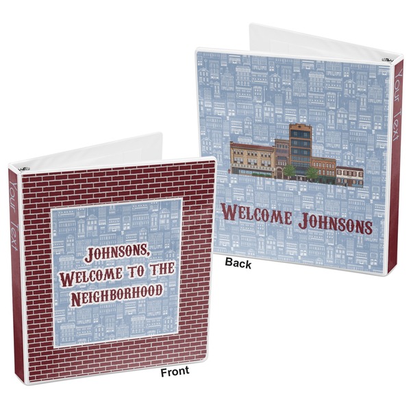 Housewarming 3-Ring Binder Front and Back