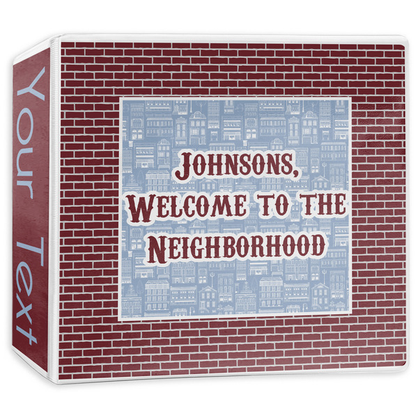 Custom Housewarming 3-Ring Binder - 3 inch (Personalized)