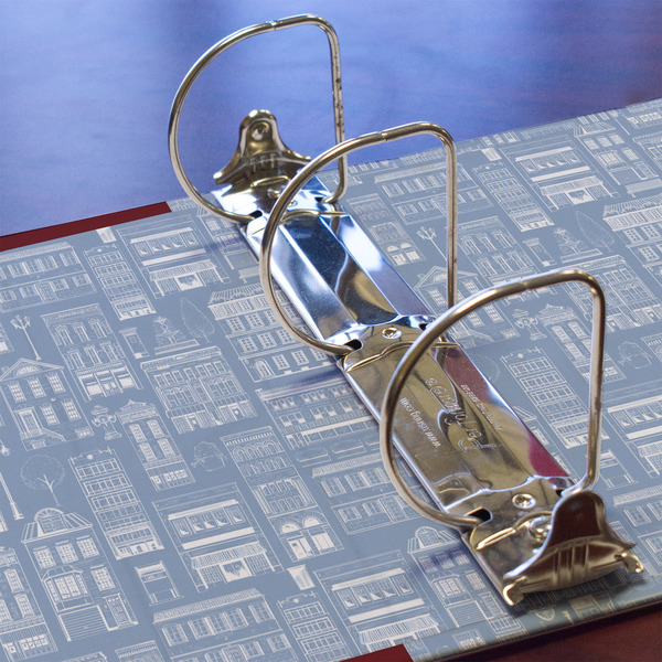 Housewarming 3 Ring Binders - Full Wrap - 3" - DETAIL