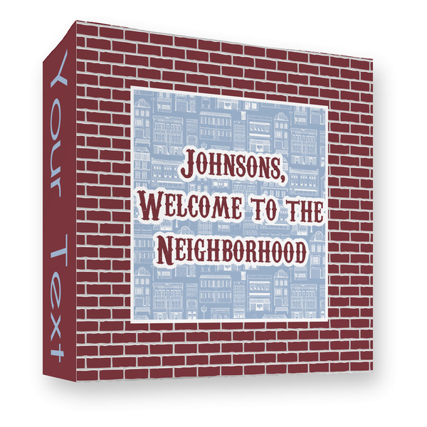 Housewarming 3 Ring Binders - Full Wrap - 3" - FRONT