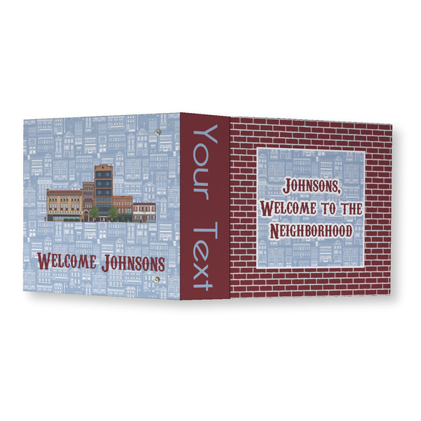 Housewarming 3 Ring Binders - Full Wrap - 3" - OPEN OUTSIDE