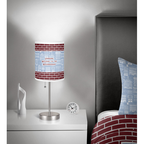Housewarming 7 inch drum lamp shade - in room