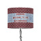 Housewarming 8" Drum Lampshade - ON STAND (Fabric)