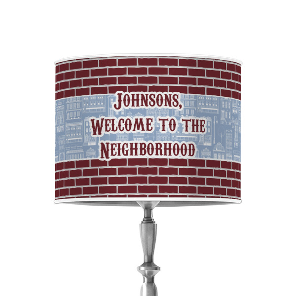 Custom Housewarming 8" Drum Lamp Shade - Poly-film (Personalized)