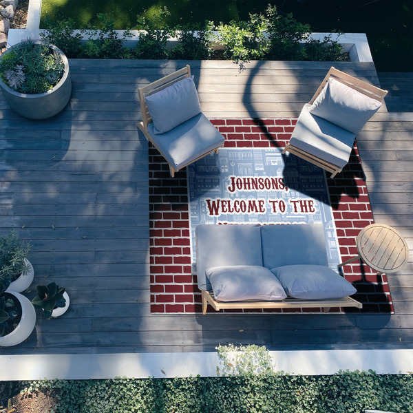 Housewarming 8'x10' Patio Rug - In context