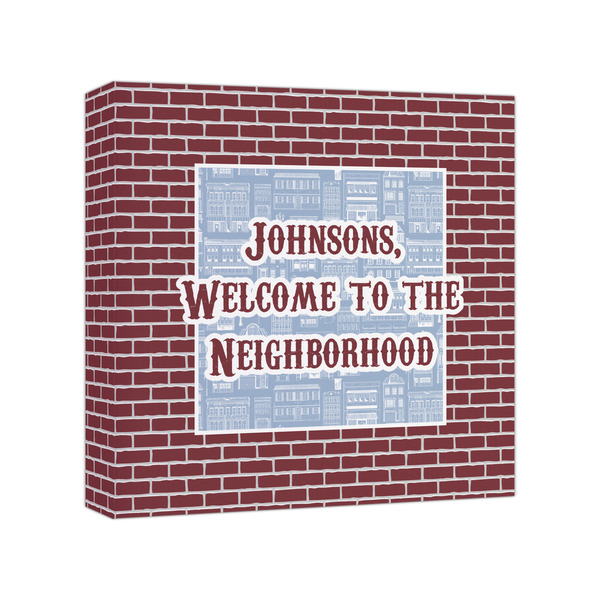 Custom Housewarming Canvas Print - 8x8 (Personalized)