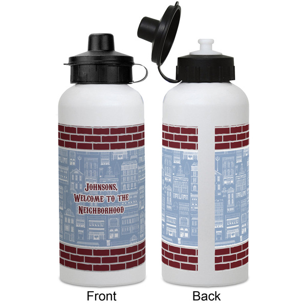 Housewarming Aluminum Water Bottle - White APPROVAL
