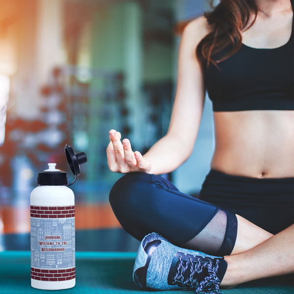 Housewarming Aluminum Water Bottle - White LIFESTYLE