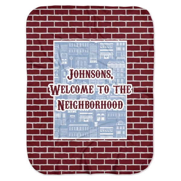 Custom Housewarming Baby Swaddling Blanket (Personalized)
