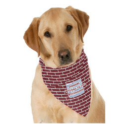 Housewarming Dog Bandana Scarf w/ Name or Text