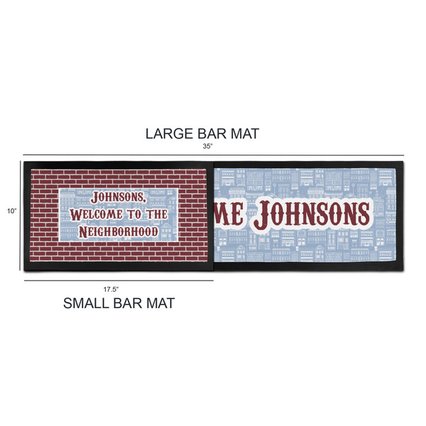 Housewarming Bar Mats - Sizing Chart