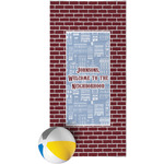 Housewarming Beach Towel (Personalized)