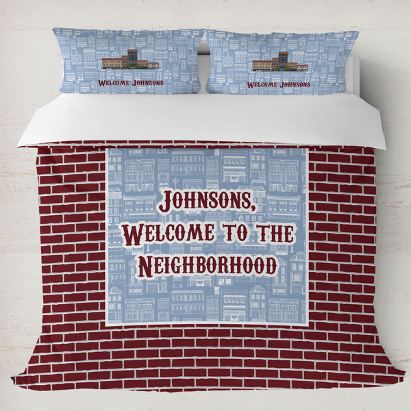 Custom Housewarming Duvet Cover Set - King (Personalized)