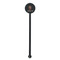 Housewarming Black Plastic 5.5" Stir Stick - Round - Single Stick