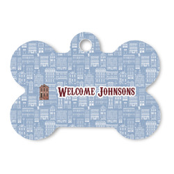 Housewarming Bone Shaped Dog ID Tag (Personalized)