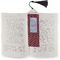 Housewarming Bookmark with tassel - In book