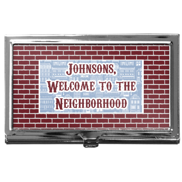 Custom Housewarming Business Card Case