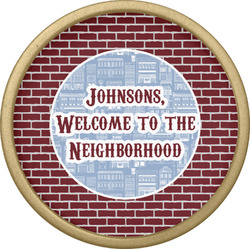 Housewarming Cabinet Knob - Gold (Personalized)