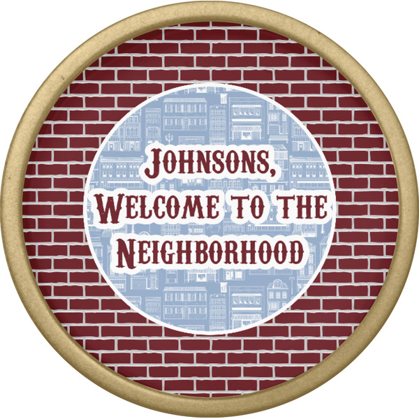 Housewarming Cabinet Knob - Gold - Front