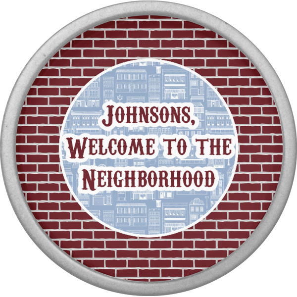 Housewarming Cabinet Knob - Nickel - Front