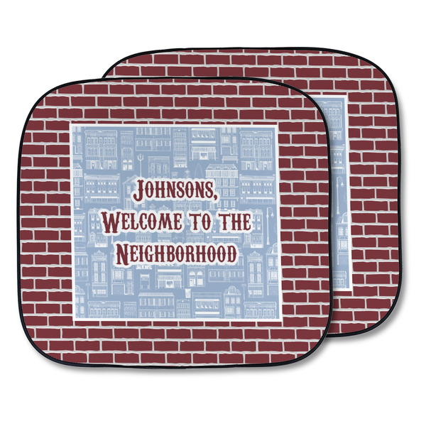 Custom Housewarming Car Sun Shade - Two Piece (Personalized)