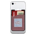 Housewarming 2-in-1 Cell Phone Credit Card Holder & Screen Cleaner (Personalized)