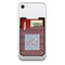 Housewarming 2-in-1 Cell Phone Credit Card Holder & Screen Cleaner (Personalized)