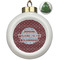Housewarming Ceramic Ball Ornament - Christmas Tree (Personalized)