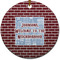 Housewarming Round Ceramic Ornament w/ Name or Text