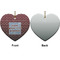 Housewarming Ceramic Flat Ornament - Heart Front & Back (APPROVAL)