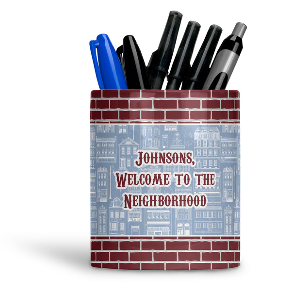 Custom Housewarming Ceramic Pen Holder