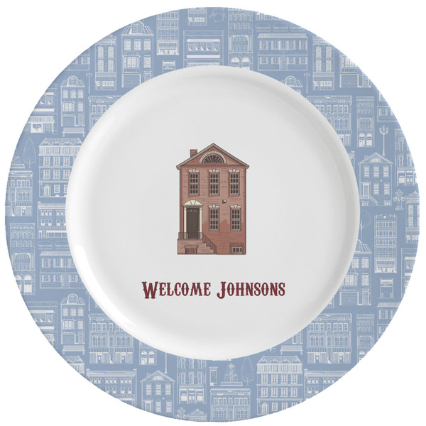 Custom Housewarming Ceramic Dinner Plates (Set of 4) (Personalized)
