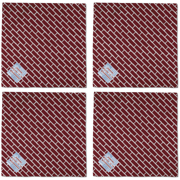 Housewarming Cloth Napkins - Personalized Dinner (APPROVAL) Set of 4