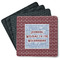 Housewarming Square Rubber Backed Coasters - Set of 4 (Personalized)