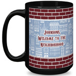 Housewarming 15 Oz Coffee Mug - Black (Personalized)