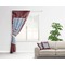 Housewarming Curtain With Window and Rod - in Room Matching Pillow