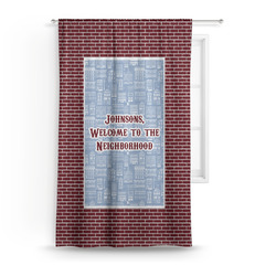 Housewarming Curtain Panel - Custom Size (Personalized)