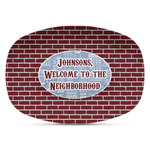 Housewarming Plastic Platter - Microwave & Oven Safe Composite Polymer (Personalized)